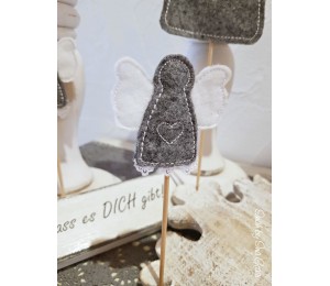 Stickserie ITH - Engel Steckerfigur & Anhänger